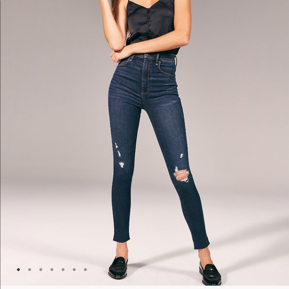 Abercrombie & Fitch ULTRA HIGH RISE super skinny